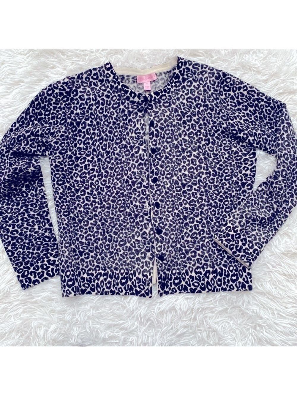 Lily Pulitzer Leopard Print Cardigan